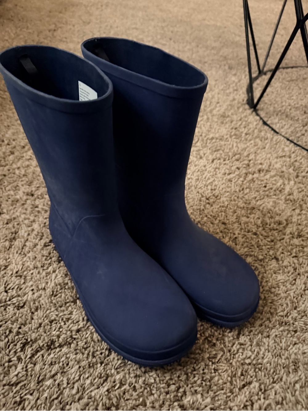 Target Kids Navy Blue Waterproof Rain Boots
